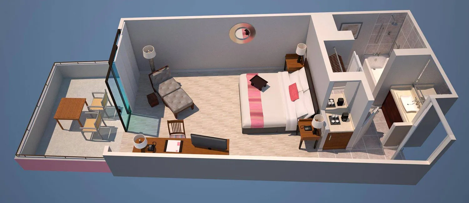 マイラニ・タワー・オーシャンの間取り図