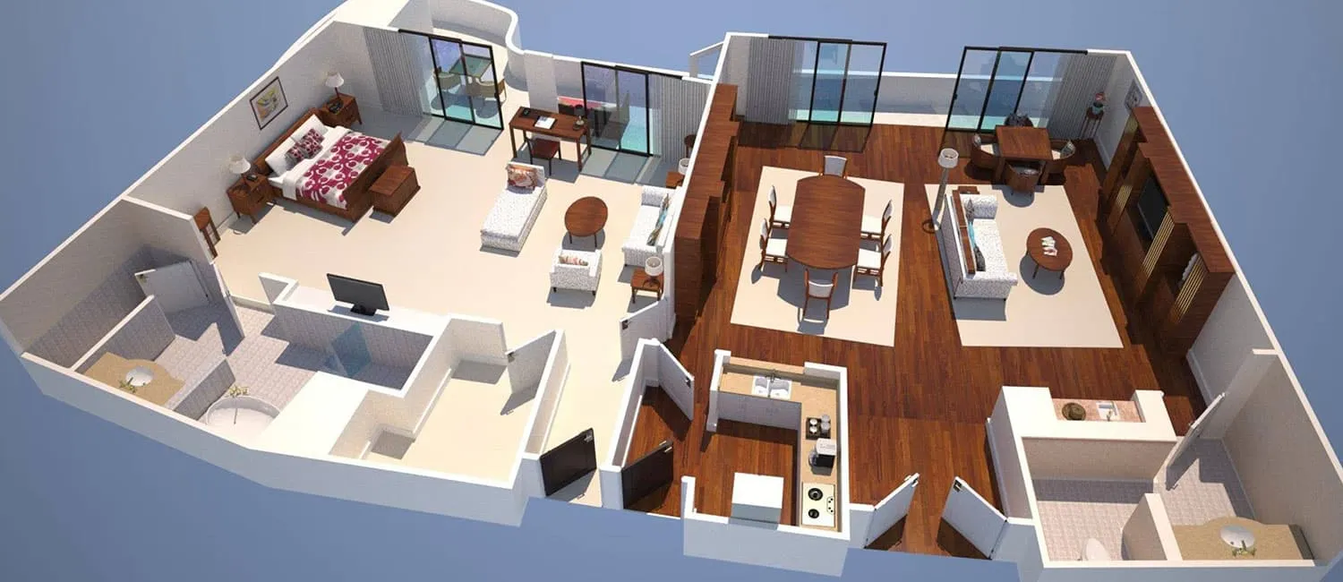 アリイスイートの間取り図